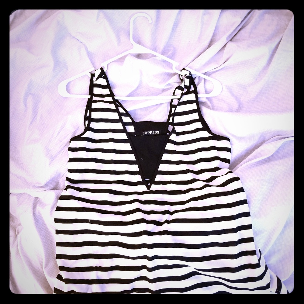 Express sheer sleeveless